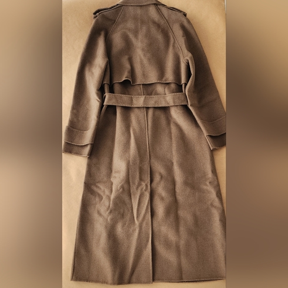 Massimo Dutti Wool Coat Size S NWT - Picture 2 of 16
